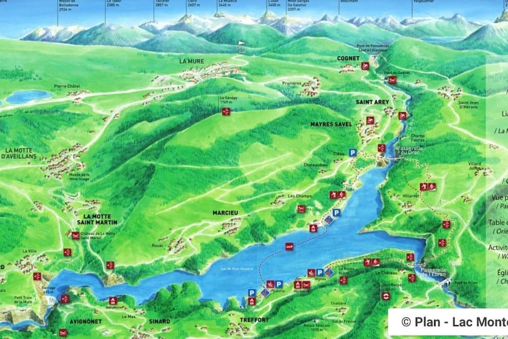 Grenoble Sud Varces Suite Privatisee Au Pied Des Montagnes 外观 照片